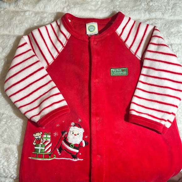 Little Me My first Christmas pjs. Sz 9 months. - Picture 1 of 7